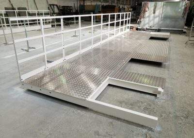 Fabricación de plataforma de aluminio