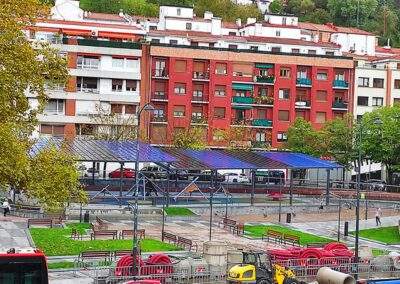 Montaje de marquesina